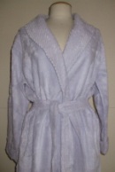 Lilac Wrap Chenille Dressing Gown 60% OFF