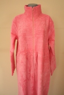 Fuchsia Zip Chenille Dressing Gown Over 60% OFF